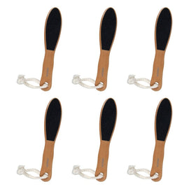Manicare Wooden Foot File x 3 Bundle of 6