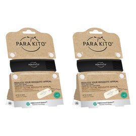 Para'Kito Mosquito Repellent Adult Wristband Black Pack of 2