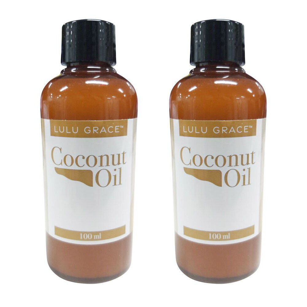 Lulu Grace Liquid Coconut Oil Skin and Hair Care 100ml Pack of 2