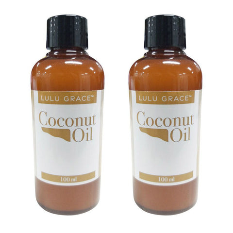 Lulu Grace Liquid Coconut Oil Skin and Hair Care 100ml Pack of 2
