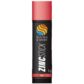 Sun Sea and Sport Red Zinc Stick 6g Water Resistant Face Paint