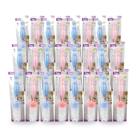 Momeasy Baby Bottle Cleaning Brush Cleaner 2 In 1 BPA Free Pack of 12