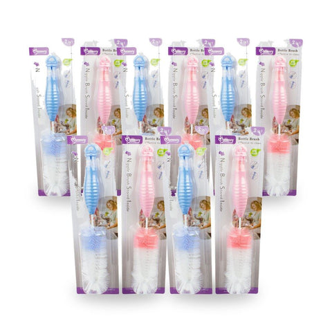 Momeasy Baby Bottle Cleaning Brush Cleaner 2 In 1 BPA Free Pack of 5
