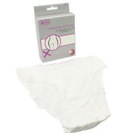 Safe Home Care 4-Piece Womens Disposable Panties Small