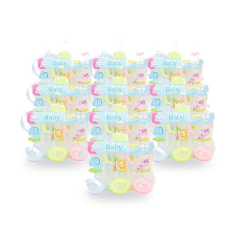 Baby & Me Apple Bear Nursing Bottles 240ml Set of 3 BPA Free Design Bundle of 10
