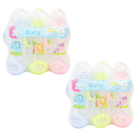 Baby & Me Apple Bear Nursing Bottles 240ml Set of 3 BPA Free Pack of 2