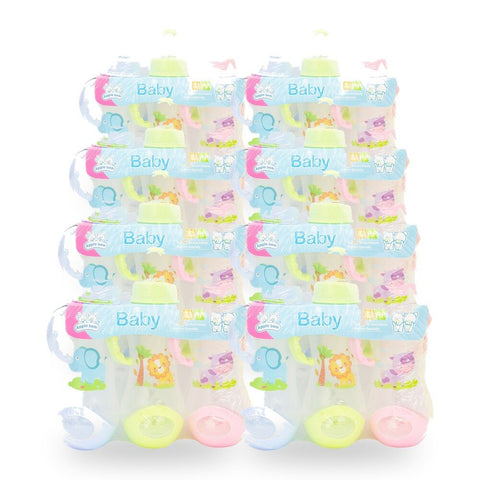 Baby & Me Apple Bear Nursing Bottles 240ml Set of 3 BPA Free Design Bundle of 8