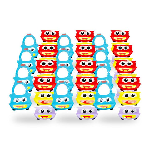 Baby & Me Silicone Bib with Food Catcher Adjustable Apron - Random Colour Supplied Pack of 12