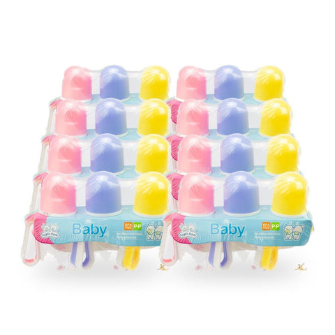Baby & Me Apple Bear Baby Water Bottle Set 225ml BPA Free 3 Pack Assorted Bundle of 8