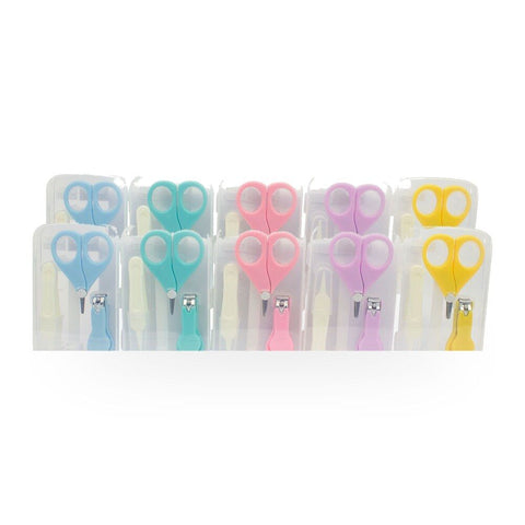 Baby & Me Baby Manicure Set 3 Piece Infant Nail Care Kit Assorted - Random Colour Supplied Pack of 2