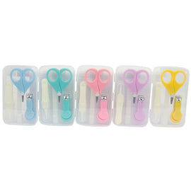 Baby & Me Baby Manicure Set 3 Piece Infant Nail Care Kit Assorted Colour