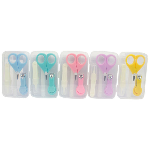 Baby & Me Baby Manicure Set 3 Piece Infant Nail Care Kit Assorted Colour