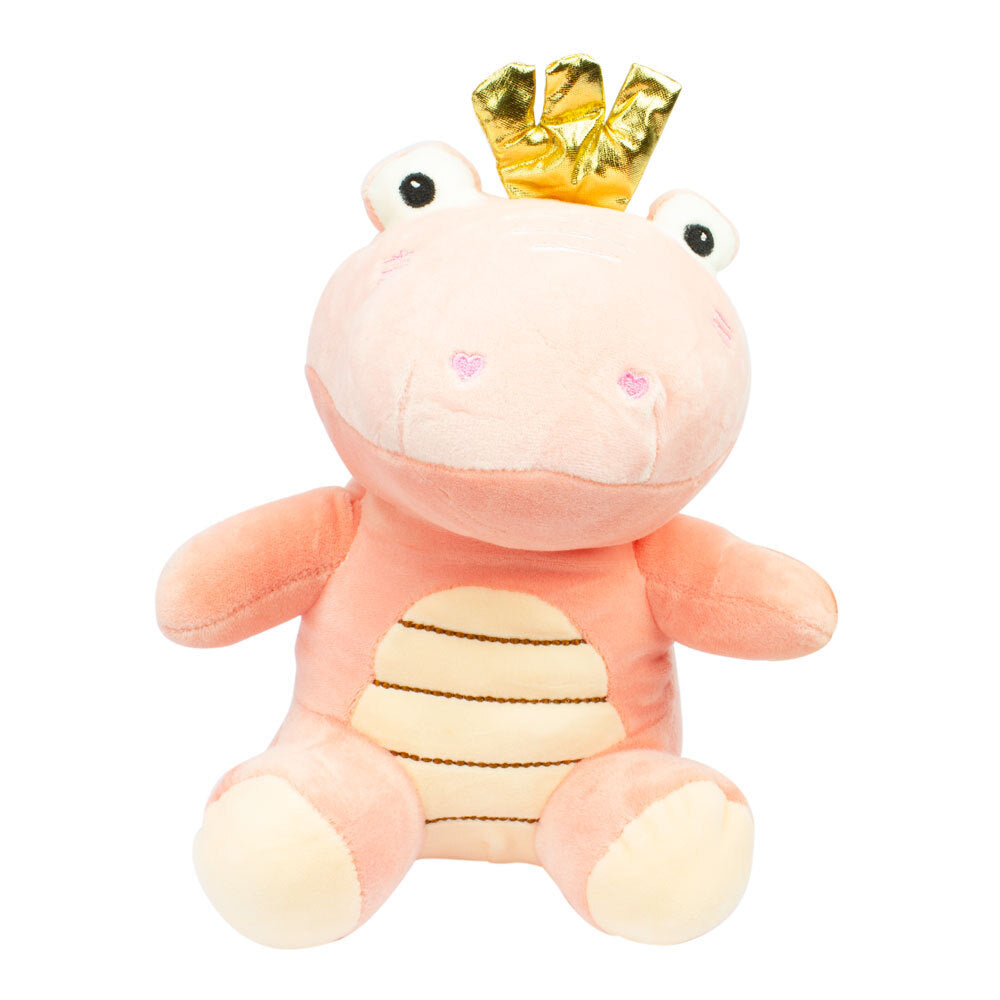 Soft Plush Toy Hippo Pink 22cm