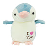Soft Stuffed Toy Animal Plush Huggable Play Penguin 25cm Blue Pink