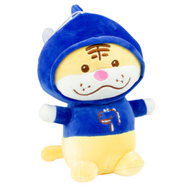 Soft Stuffed Toy Animal Plush Huggable Kid Play Tiger 25cm Blue