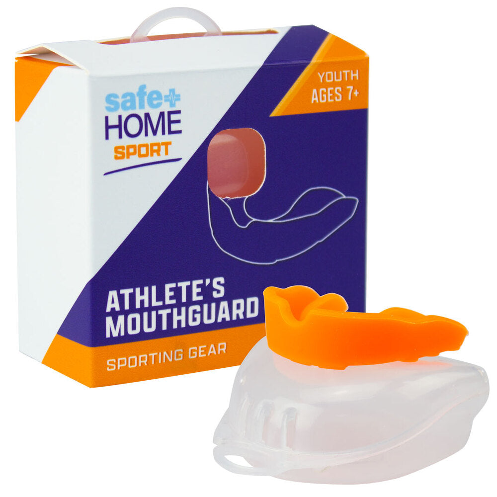 Safe Home Care Silicone Sport Youths Mouthguard Ages 7+ (Colours are Random)