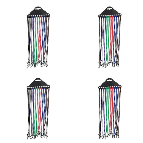 Health & Beauty Spectacle Cords Assorted Colours Pack of 12 Bundle of 4