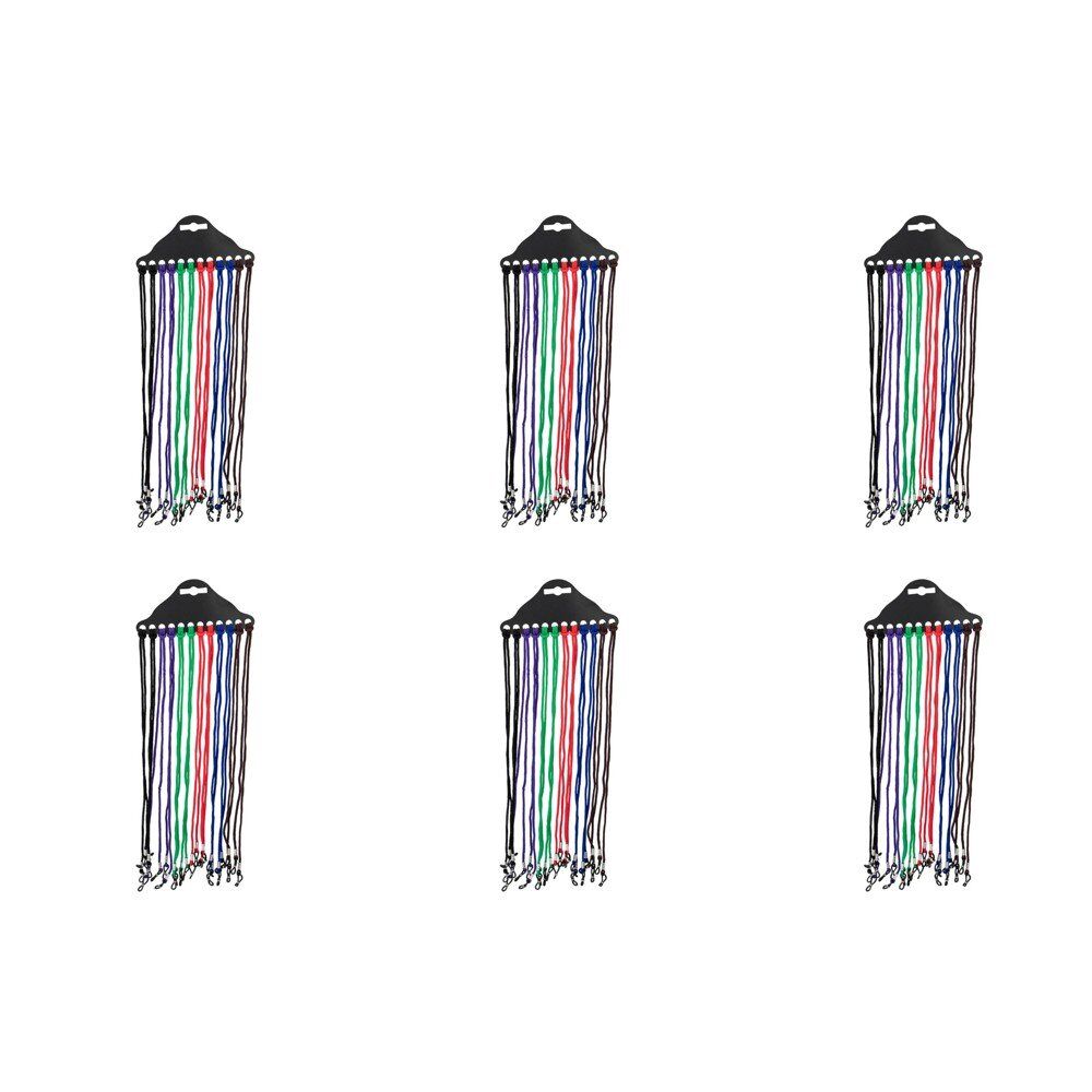 Health & Beauty Spectacle Cords Assorted Colours Pack of 12 Bundle of 6
