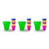 Kids Beach Bucket 23 x 22 x 12cm - Random Colour Supplied Pack of 3