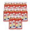 Baby & Me Safety Nappy Pins 8 Pack Stainless Steel Assorted - Random Colour Supplied Bundle of 10