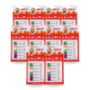 Baby & Me Safety Nappy Pins 6 Pack Stainless Steel Assorted - Random Colour Supplied Bundle of 10