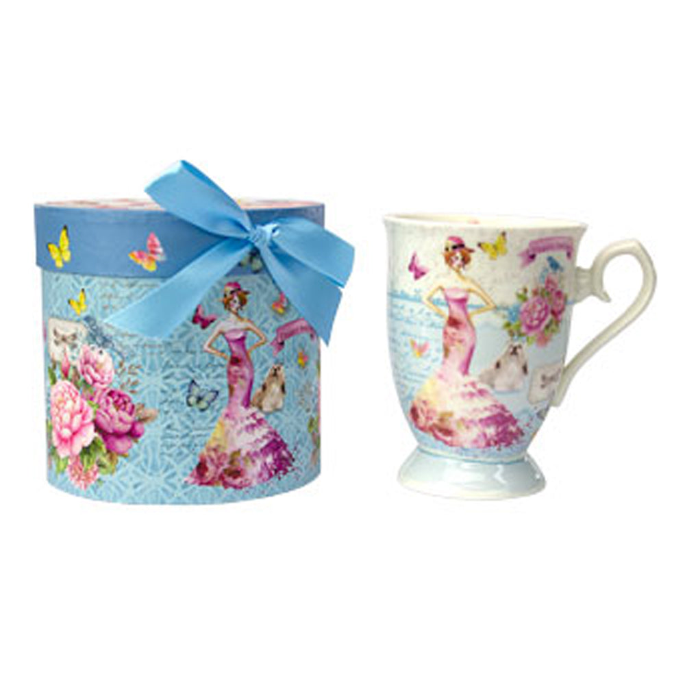 Lulu Grace Novelty Tea Cup Coffee Mug Gift Set Elegant Fashion