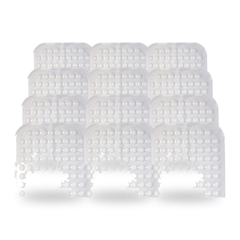 Safe Home Care Bath Mat Anti-Slip Shower Bathroom with Suction Cup 70 X 35cm Bundle of 12