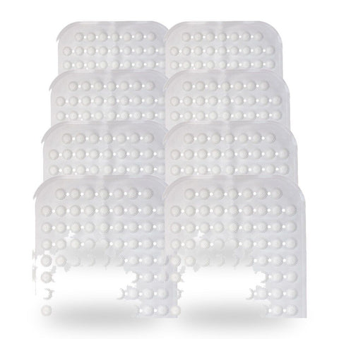 Safe Home Care Bath Mat Anti-Slip Shower Bathroom with Suction Cup 70 X 35cm Bundle of 8