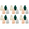 Health & Beauty Plush Pom Pom Hot Water Bottle Cover Assorted Colours - Random Colour Supplied Pack of 6