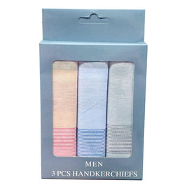 Crewman Men's Handkerchiefs Pack of 3 Assorted Colours