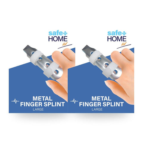 Safe Home Care Finger Splint Metal Large Pack of 2