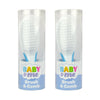 Baby & Me Twin Brush and Comb Set Soft Blue Bristles Baby Grooming Kit