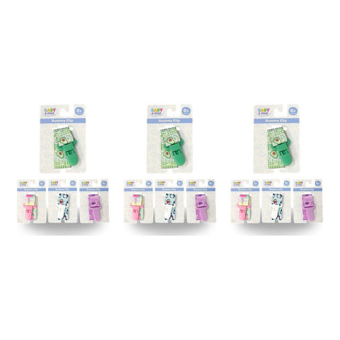 Baby & Me Dummy Clip Assorted Designs - Random Design Supplied Pack of 3
