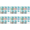 Beauty & Me Face Washer 100% Cotton 34 x 34cm - Random Colour Supplied Pack of 6