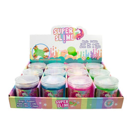 Super Slime Unicorn Counter Display of 12