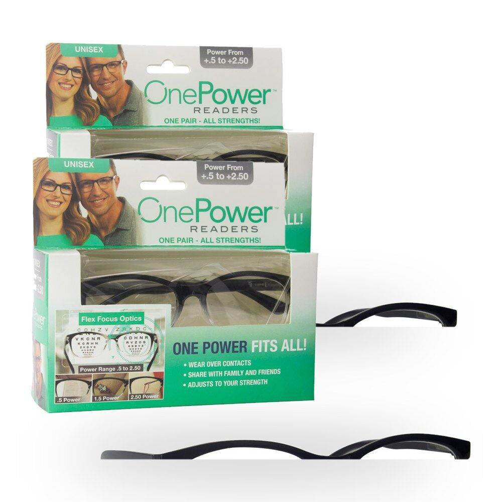 Reading Glasses Two Tone Oval +0.5 To +2.50 Pack of 2