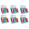 Animal Pop Tubes Giraffe Fidget Toy Assorted Colours Counter Display of 24 Bundle of 6