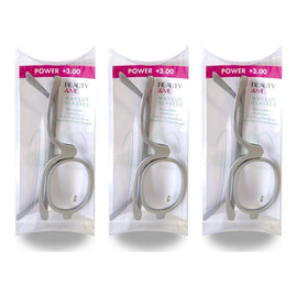 Beauty & Me Magnifying Makeup Glasses +3.00 Strength - Random Colour Supplied Pack of 3