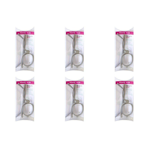 Beauty & Me Magnifying Makeup Glasses +3.00 Strength - Random Colour Supplied Pack of 6
