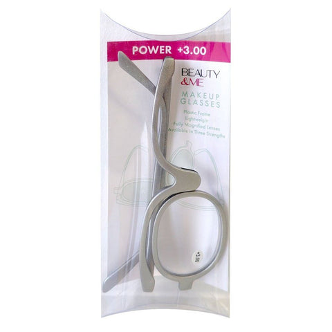Beauty & Me Magnifying Makeup Glasses +3.00 Strength - Random Colour Supplied