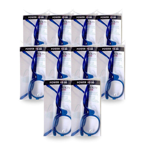 Beauty & Me Magnifying Makeup Glasses +3.50 Strength - Random Colour Supplied Pack of 10