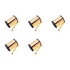 Curling Ribbon Gold Metallic 5mm x 500 Yards Pack of 5