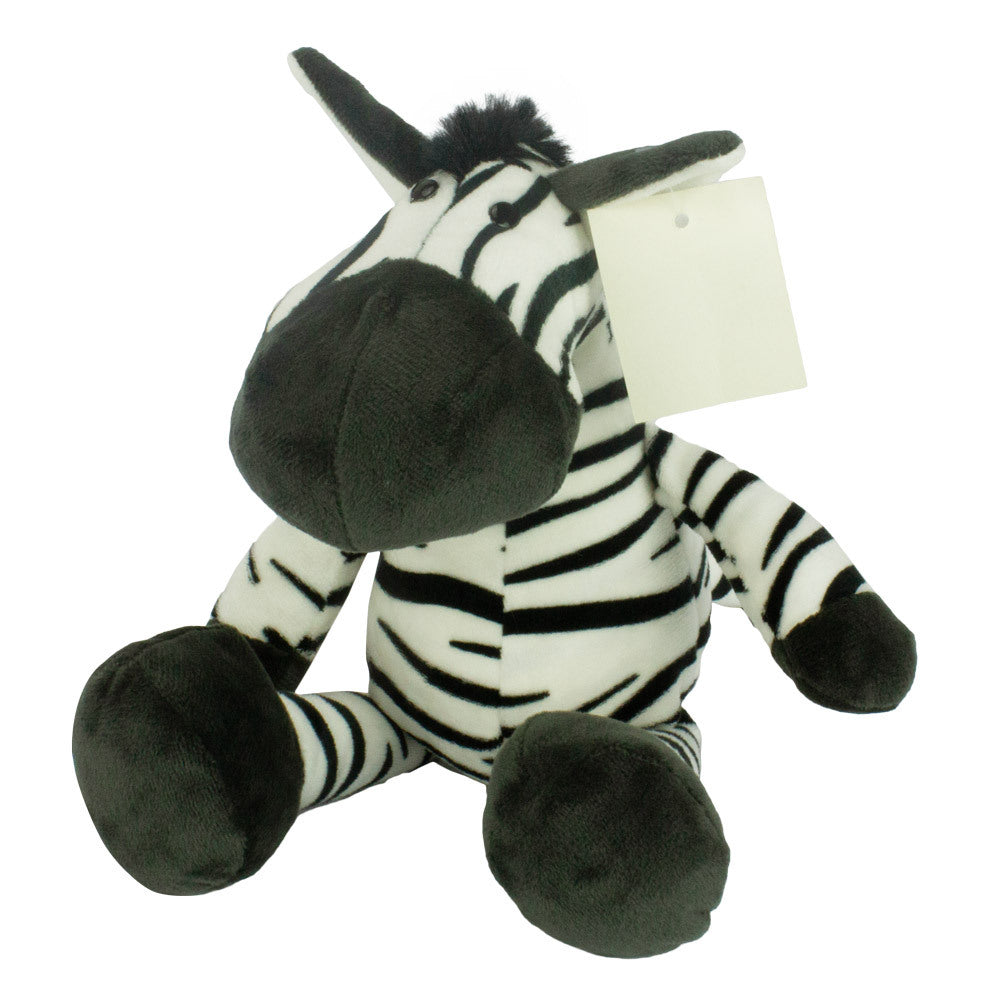Hugs Plush Animal Toy Zebra 25cm