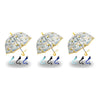 Kids Clear Dome Umbrella Construction Vehicles Print - Random Colour Supplied Pack of 3