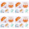 Kids Dome Umbrella Animal Face with 3D Ears Assorted - Random Design and Colour Supplied Pack of 4