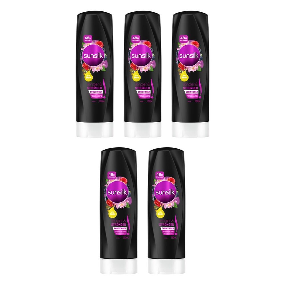 Sunsilk Longer & Stronger Conditioner 350mL Pack of 5