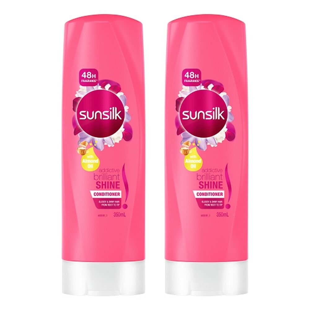 Sunsilk Addictive Brilliant Shine Conditioner 350mL Pack of 2