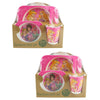 Baby and Me Bamboo Princess Kids Dinner Set Pink 5 Piece Pack x2
