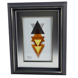 Homeware Photo Frame Black And Silver Design 4