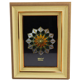 Homeware Photo Frame Wood And Gold Trim Design 4